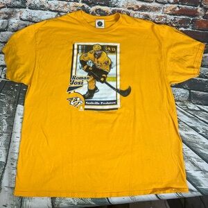 Nashville Predators Roman Josi‎ Vtg Y2K Captain NHL Sz 2XL